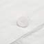 100% Cotton Duvet Cover Mini Queen - Dark And Sand Dollar Embroidery For Coastal Dream, Button Closure, 4 Ties, , Excludes Insert, 2 Shams White & Seaside Decor, Inner-121163528