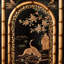 Armoire d'entrée noire peinte Creative
