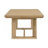 Brown Trestle Table With Leaf