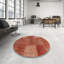 Tapis abstrait brun / rouge-1828932595
