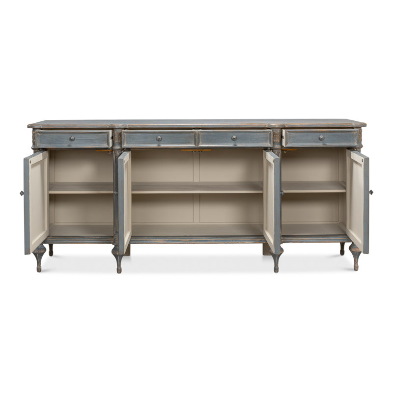 Lilac 88'' W Solid Wood Sideboard