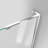 DreamLine Unidoor-LS 54 - 55 inch W x 72 inch H Frameless Hinged Shower Door in Chrome-44683802-121350098