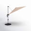 Parasol carré en porte-à-faux 10 pi x 120 po Fashage-1503067529