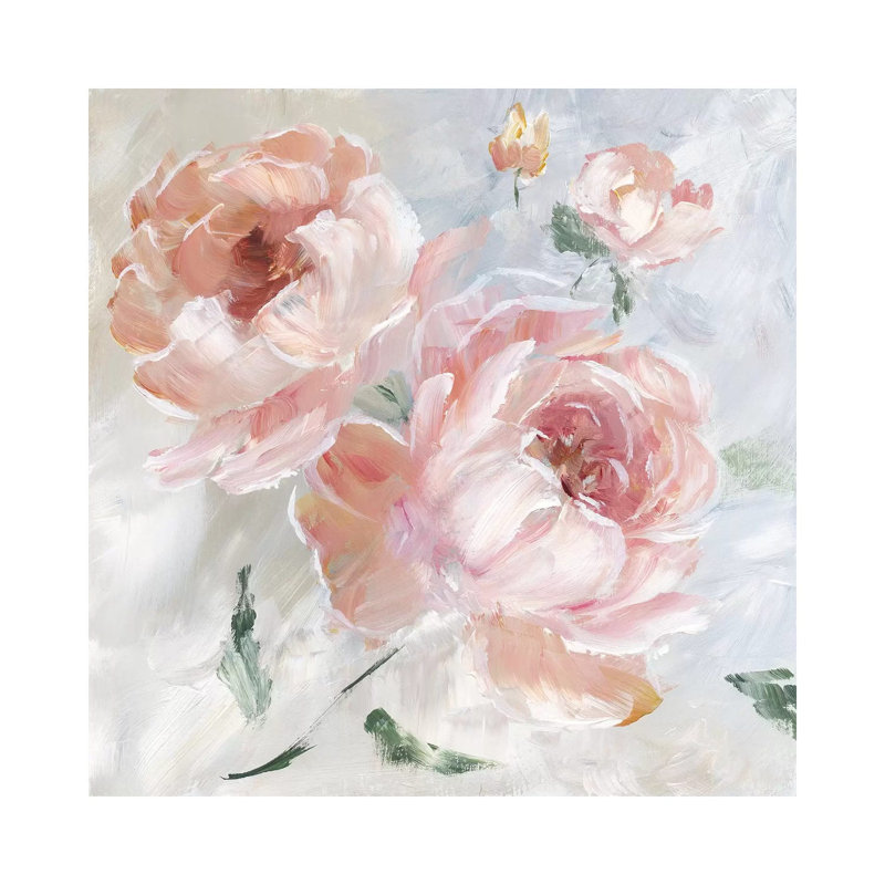 Rose Fasntasy by Nan - Painting on Canvas, Wrapped Canvas, 30.48 cm H x 30.48 cm W