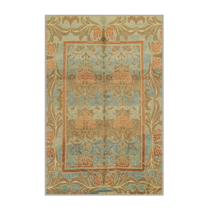 Tapis abstrait moderne 1674, Rectangle 8 pi x 10 pi