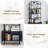 70.86" Modern Bookcase, 5-Tier Book Shelf With Arched Design Storage Cabinet  For Living Room, Bedroom-477254876