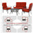 Baldewijn 4 - Person Patio Conversation Set with Cushions-1128819712
