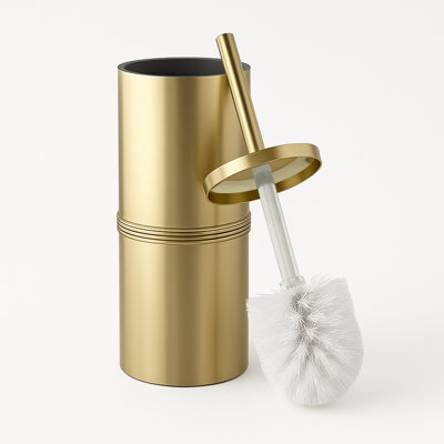 NU Steel Metal Toilet Brush And Holder