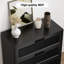 Commode 3 tiroirs pour chambre à coucher H 35 po Paison