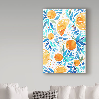 «Anjelien Citrus», reproduction d'art sur toile tendue