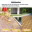 20 pièces de carreaux de terrasse en bois d'acacia jaune-128509934