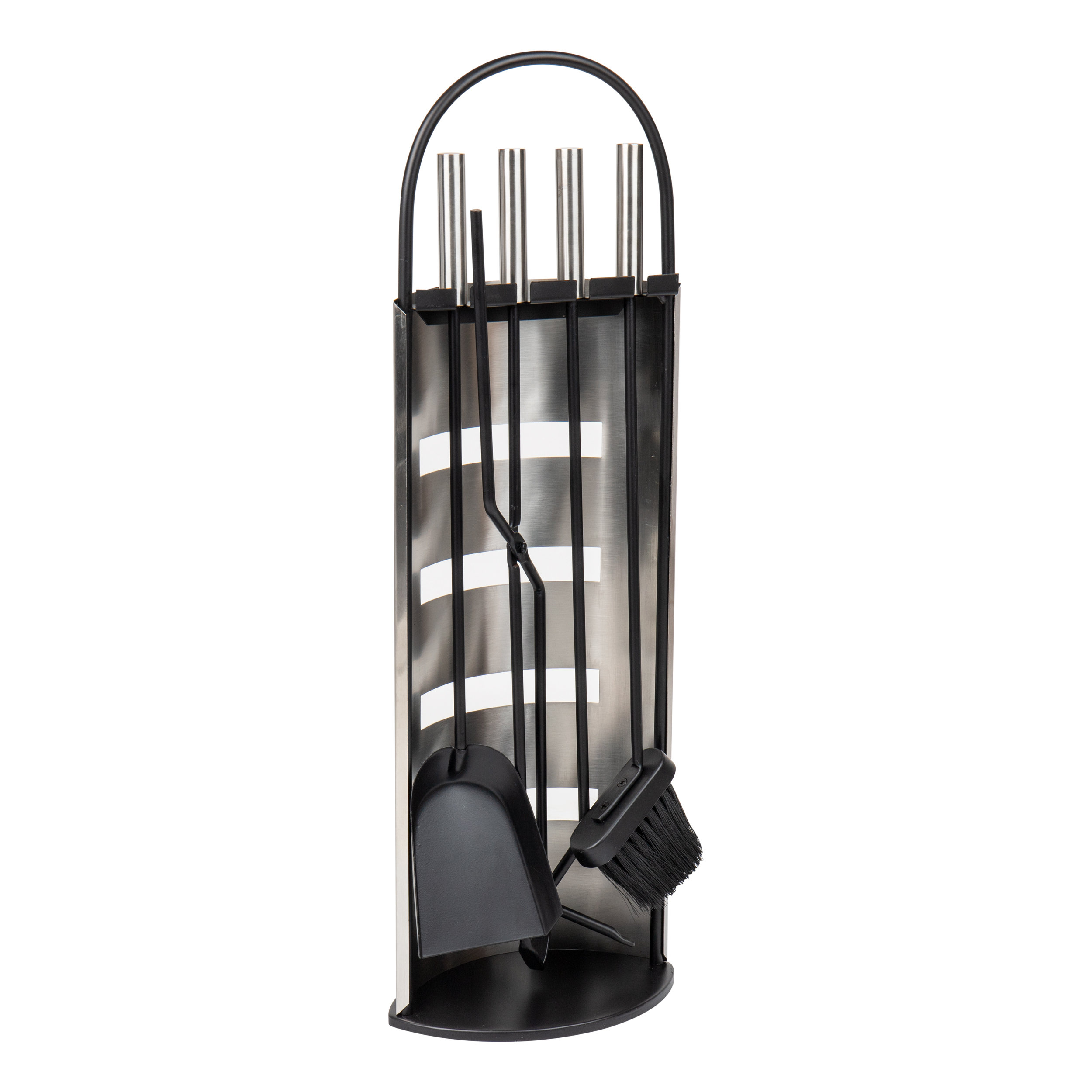 Darby Home Co Uribe 5 Piece Steel Fireplace Tool Set & Reviews