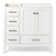 Panchuri Right Offset 36 Single Bathroom Vanity Base Only