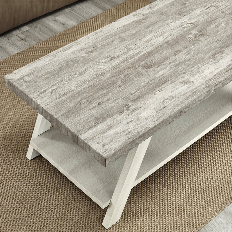 Ensemble de tables basses 3 pièces, Gris patiné