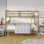 Jeeven Kids Twin Over Twin Bunk Bed-1862892793