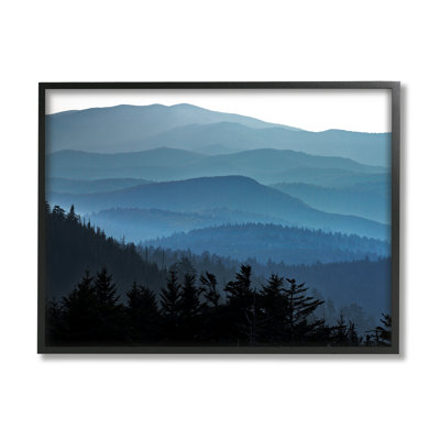 " Blue Layered Mountain Peaks " by Rick Berk