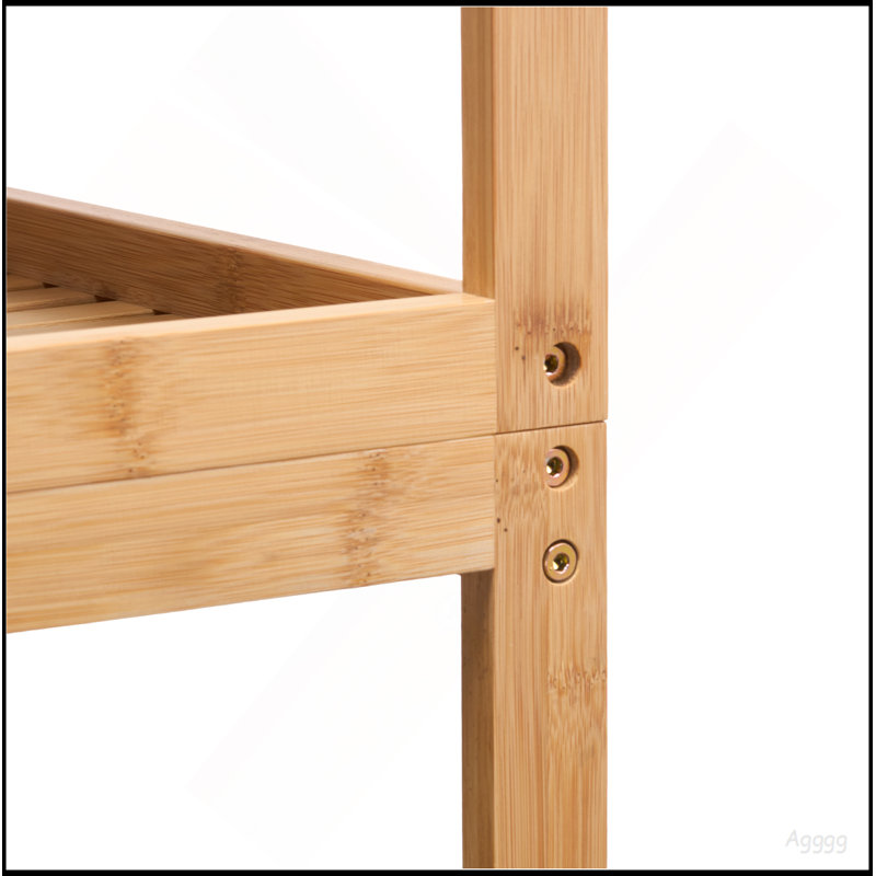 Étagère de rangement pour salle de bain à 3 niveaux au-dessus de la toilette