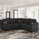 Chenille L Shaped 4-Seat Corner Sofa Modular Storage Couch For Apartment With Removable Washable Cushion