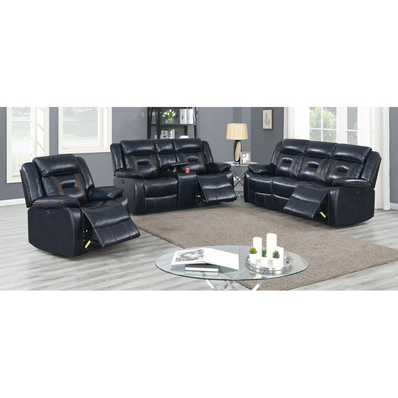 Ensemble de salon inclinable configurable Lundeen
