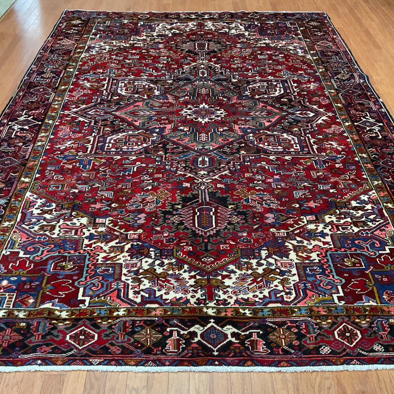 HERAT ORIENTAL Handmade Heriz Wool Rug
