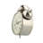 Modern & Contemporary Quartz movement / Crystal Tabletop Clock in Silver