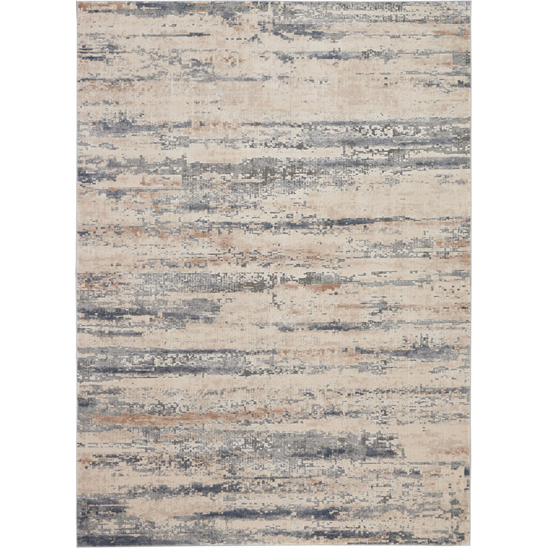Comer Abstract Indoor Rug, Rectangle 9'3" x 12'9"