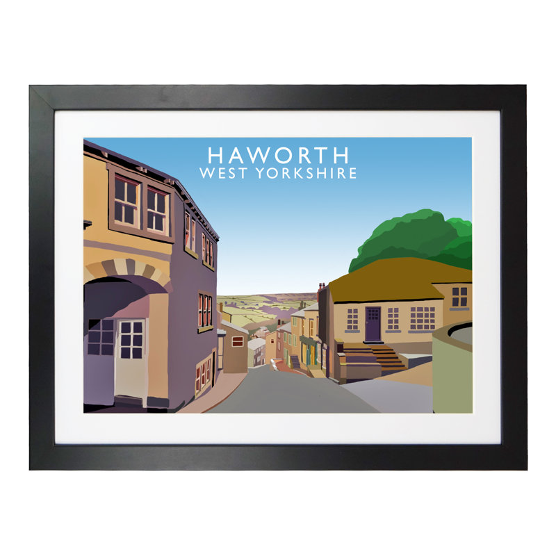 Richard O'Neil - Print, Black Wood Frame, 33.5 cm H x 43.5 cm W x 2.2 cm D