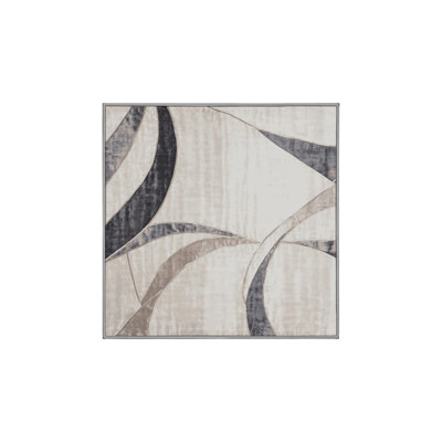 Machine Washable Gray Area Rug