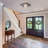 2-light Transparent Wavy Glass Flush Mount