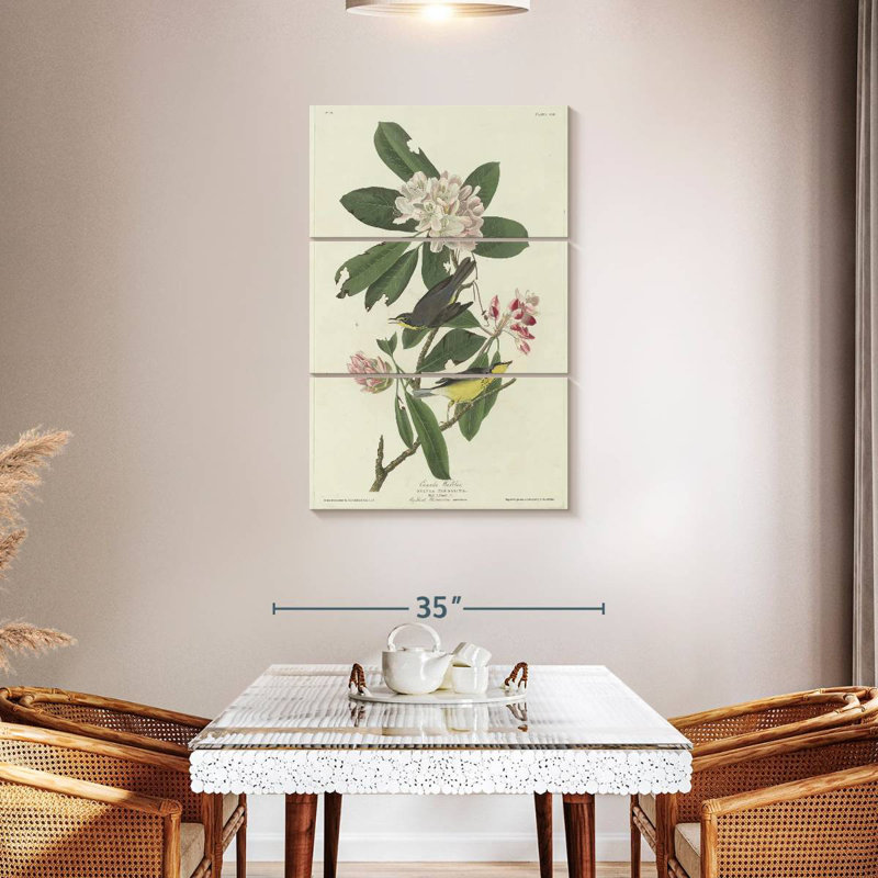 Brampt Canada Warbler, 45" H x 28" W