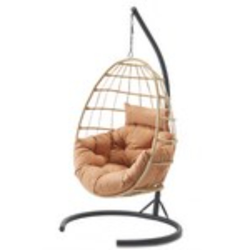 Raymondville Swing Chair with Stand, Yellow