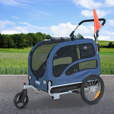 Foldable Pet Bike Trailer