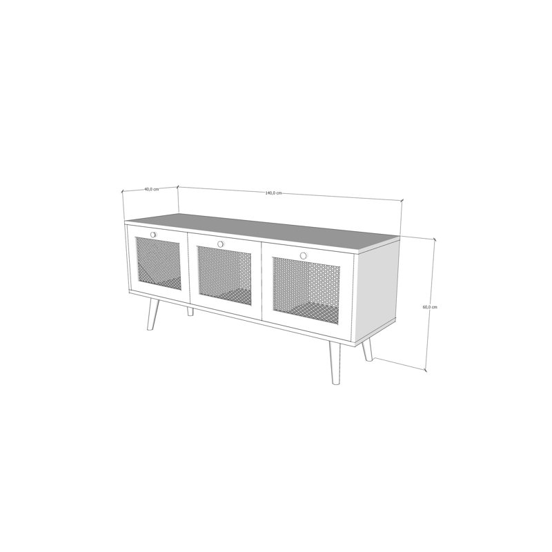 Shamong Unfinished TV Stand