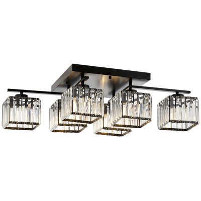 Demps 6 - Light Shaded LED Chandelier