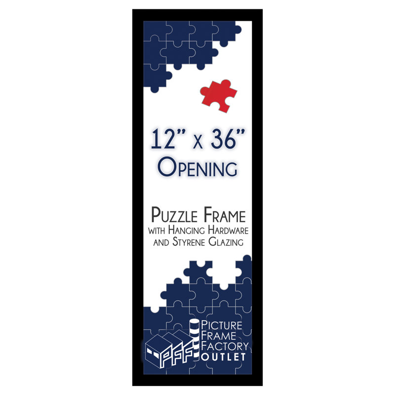 Ensemble de cadres photo mat noir, 12 po x 36 po