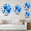 Horloge murale colorée Happy Trees pendant Sunsrise IV-73197265
