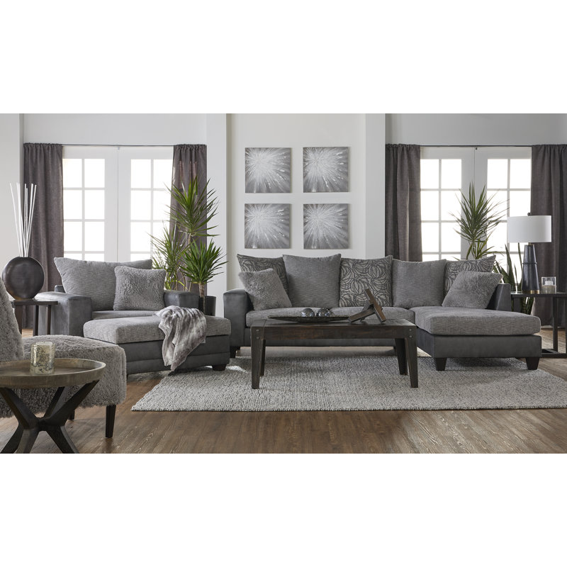 Chaise sans accoudoirs Hughes Furniture 1550AC, Colombe Yakety Yak