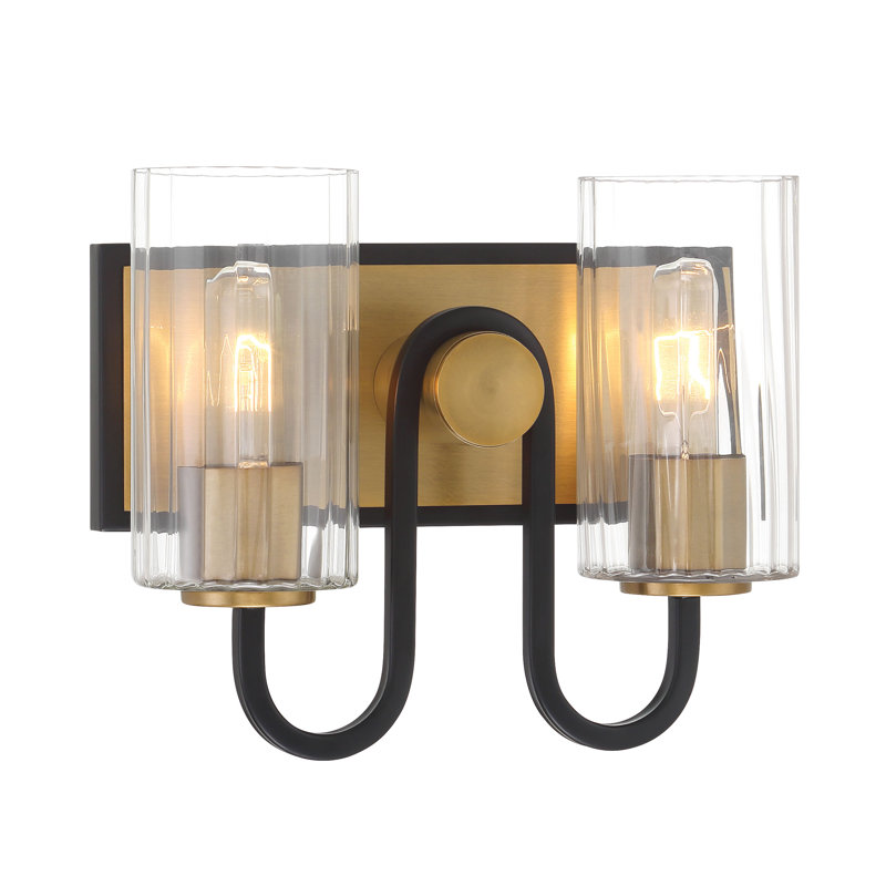 Orla Vanity, 2 Lights, 10.25" H x 12.25" W x 5.5" D, 120 W