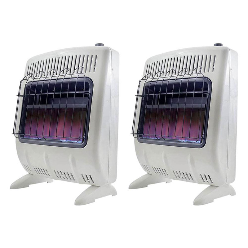 Chaufferette compacte au gaz naturel Mr. Heater avec thermostat réglable, 20,000