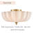 Gold 3-Light Ceiling Light