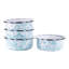 Set of 4 Taupe Swirl Soup Bowls-1342397081