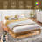 Wood Platform Bed Frame With Slat Support