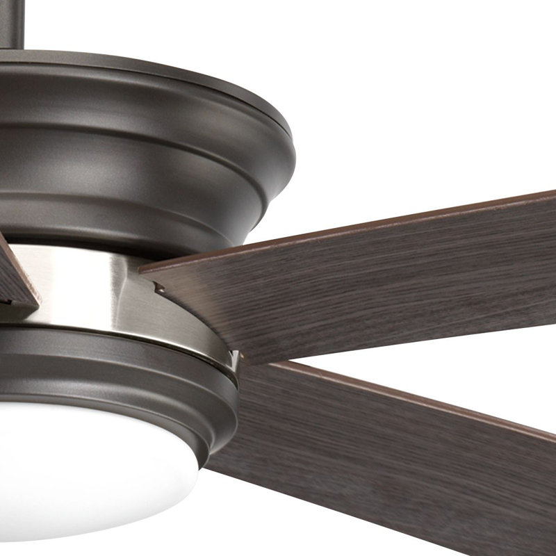 Harranvale Ceiling Fan with LED Lights, Graphite