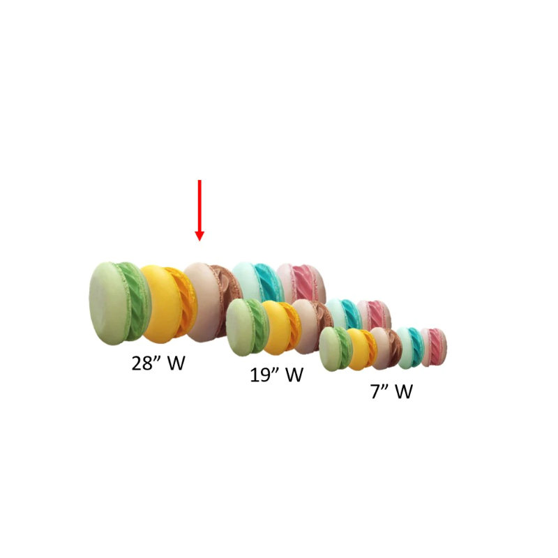 Grande statue Aaziyah Macaroon surdimensionnée, Brun