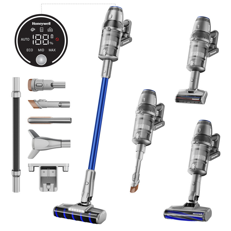 Cordless Vacuum Cleaner Lightweight Handheld Floor Upright Vacuum Cleaner, Blue