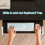 Petit bureau pour ordinateur portable avec tablettes de rangement Oveson 29,5 pouces, noir-1026836600