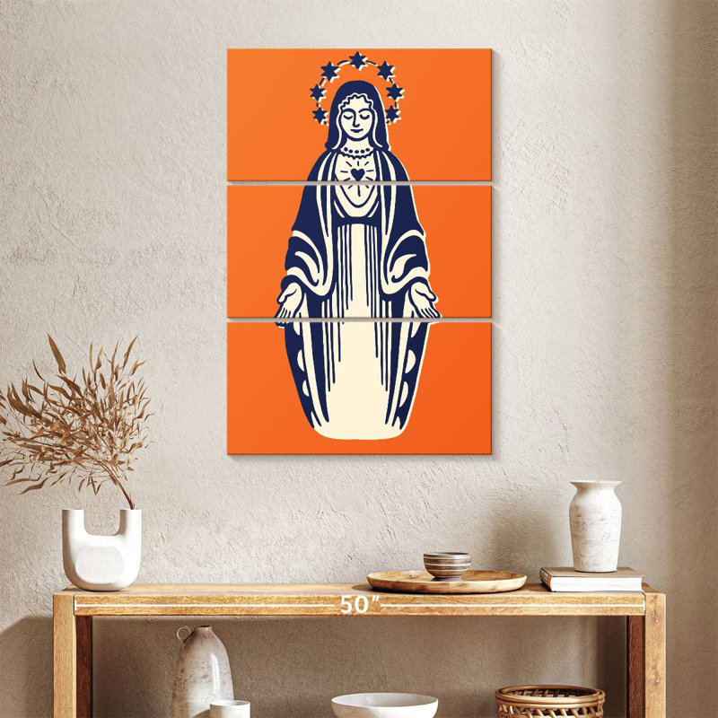 Leisha Sacred Virgin Mary, 57" H x 36" W