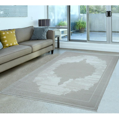 Tapis de salon | Tapis oriental oriental pour la décoration de plancher | Crème beige