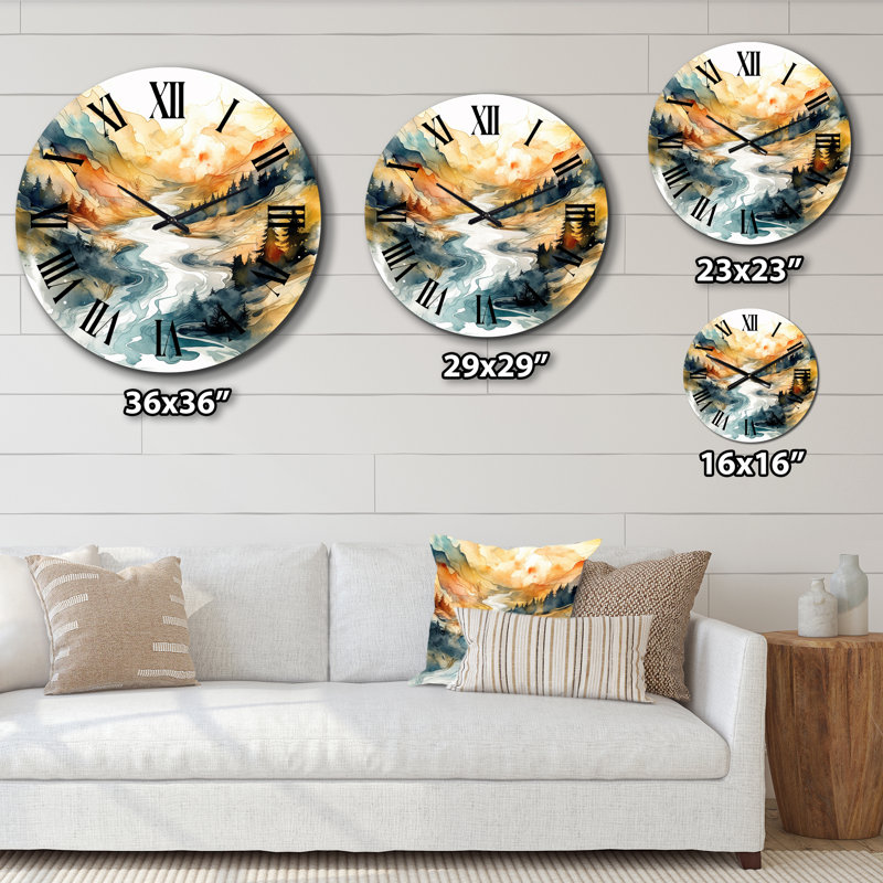 Horloge murale Nature's Nordic Beauty III, Moyenne