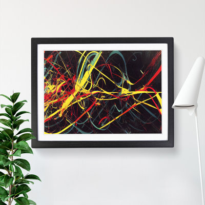 XH1022-6100X Modern Graffiti Art Abstract - Single Picture Frame Print